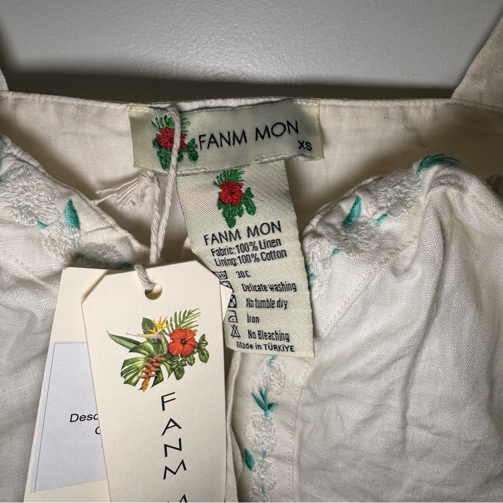 Fanm Mon Fol Skirt Set in Ivory - Picture 10 of 14